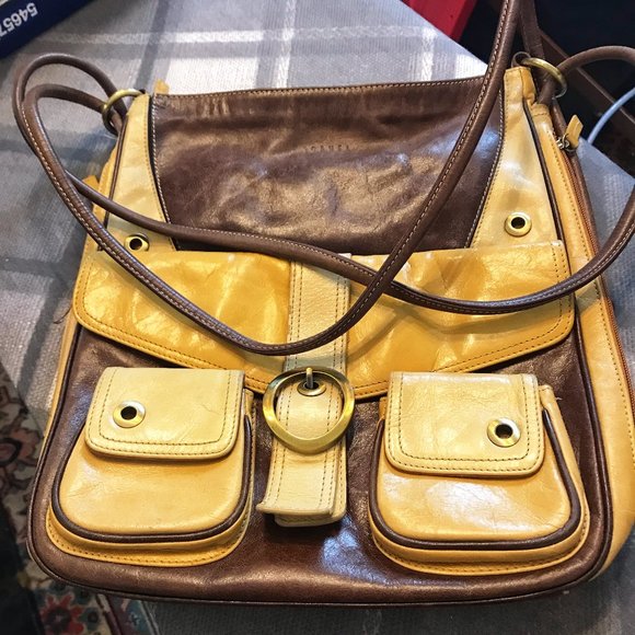 Genuine Leather Purse Shoulder Bag with Adjustable Handle Joanel Elle Canada - Picture 1 of 8